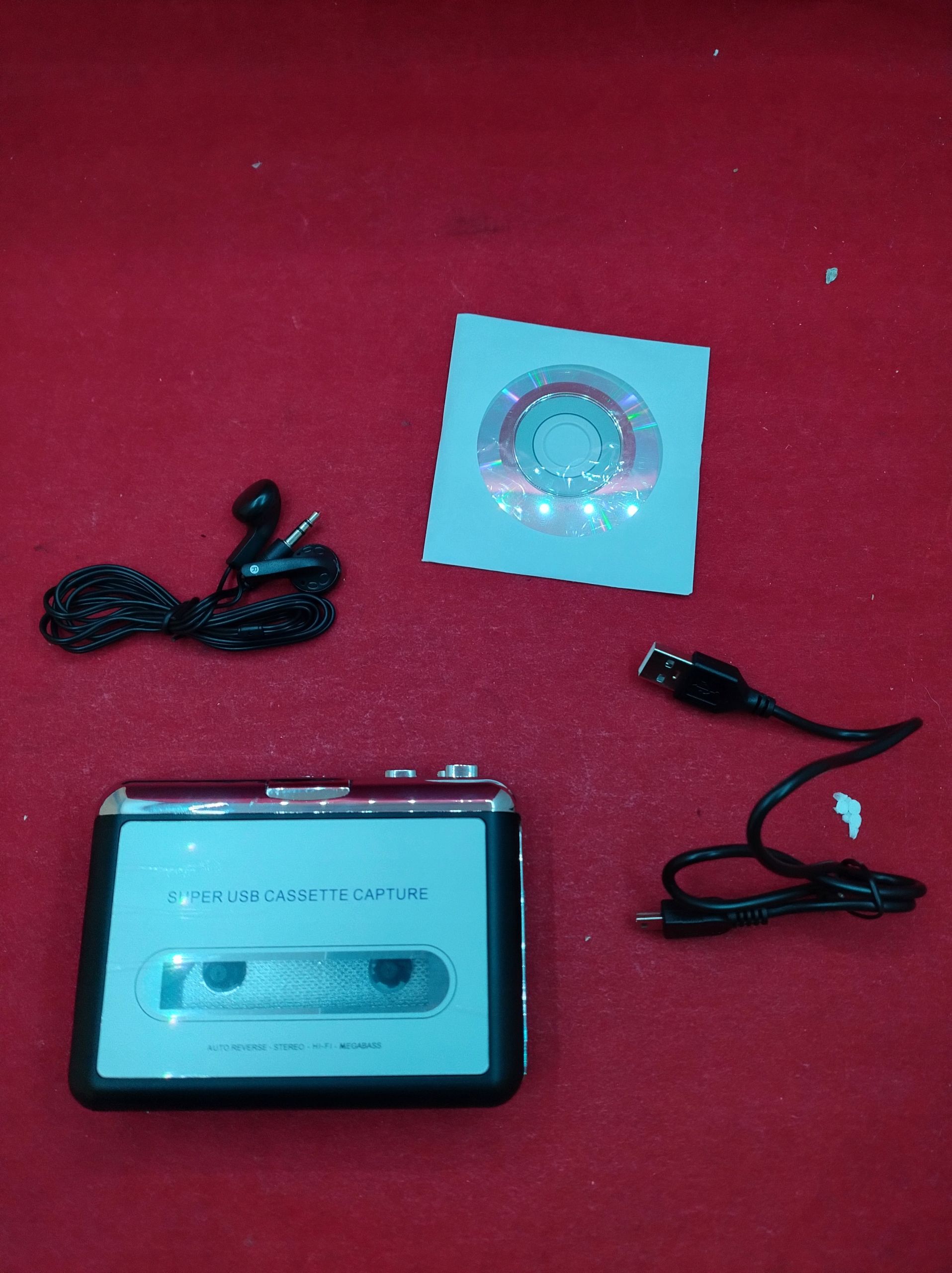 walkman odtwarzacz kasetowy kaset mobilny retro konwerter słuchawki