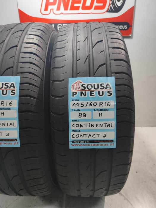 2 pneus semi novos continental 165-60R16 Oferta dos Portes 85 euros