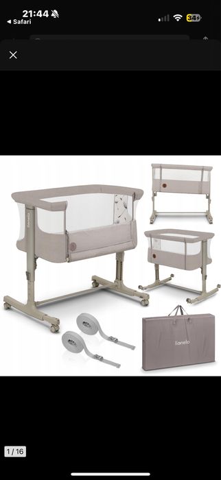 Dostawka łózeczko lionelo aurora nowe!
