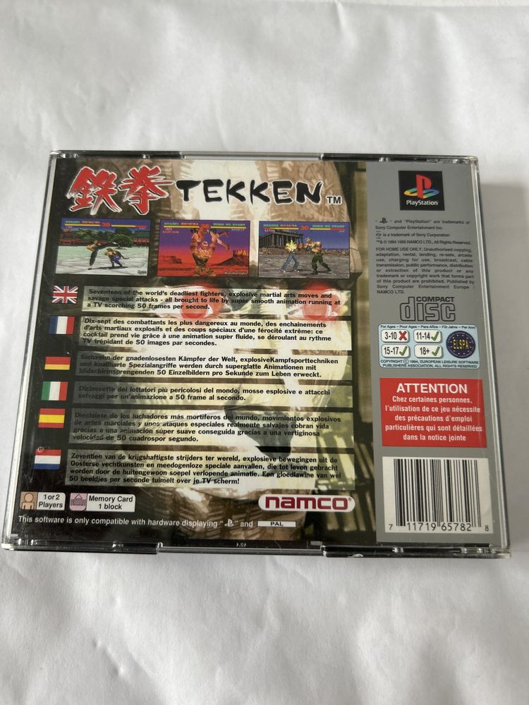 Tekken playstation 1 psx ps1