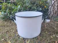 Garnek garniec emaliowany 29.5l PRL
