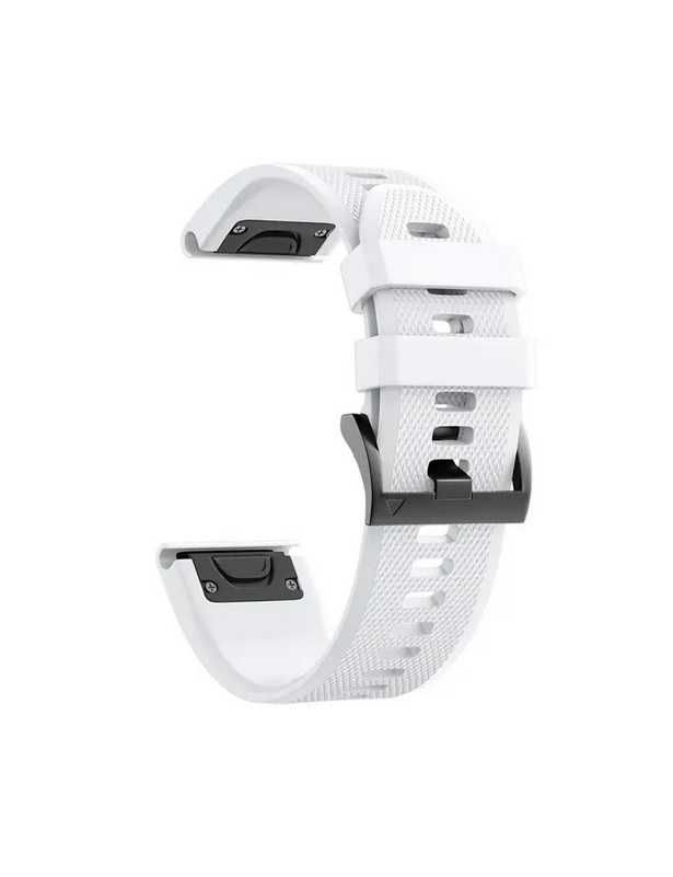 Biały pasek QuickFit 22 mm do zegarków Garmin