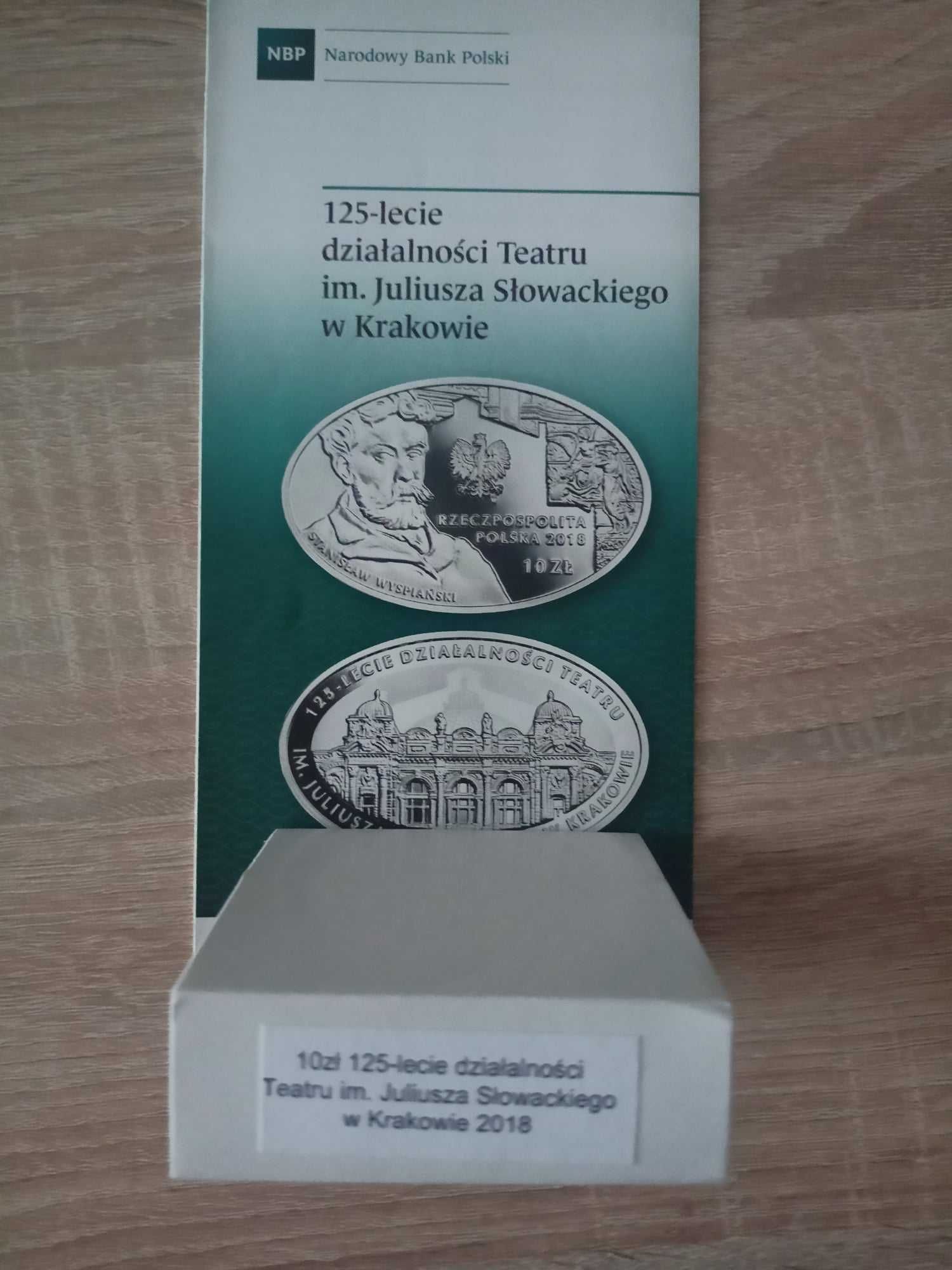 10 zł 125-lecie działalności Teatru im. Juliusza Słowackiego