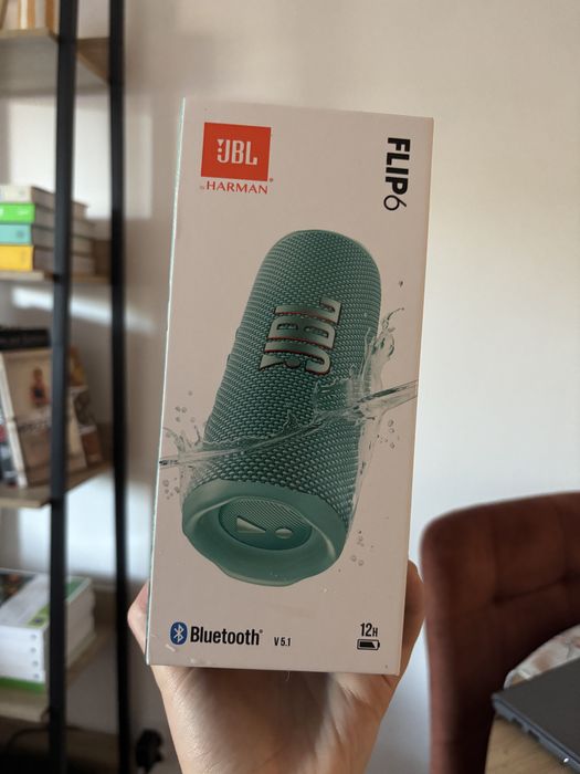 Nowy JBL Flip 6 - turkusowy