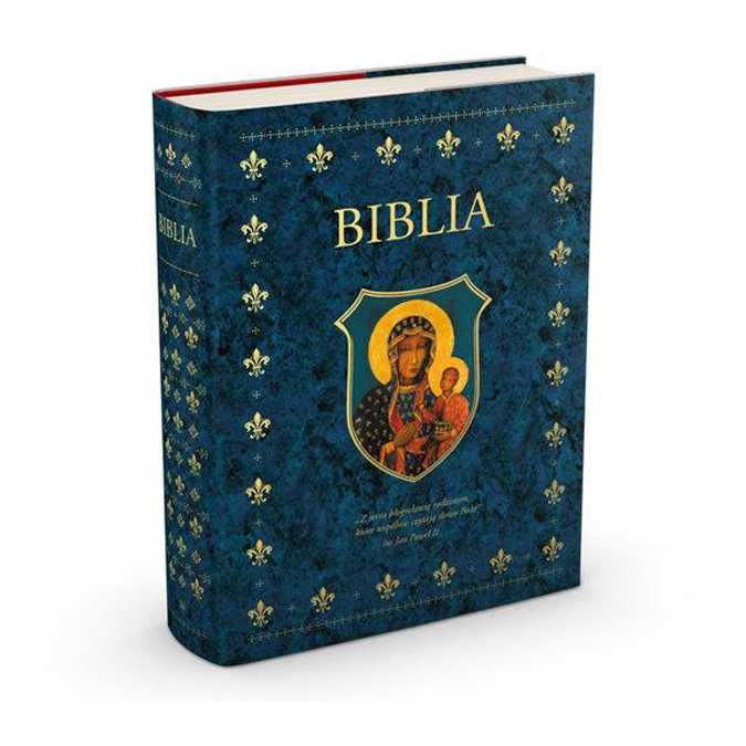 Biblia domowa obwoluta MB Częstochowska Romaniuk nowa twarda
