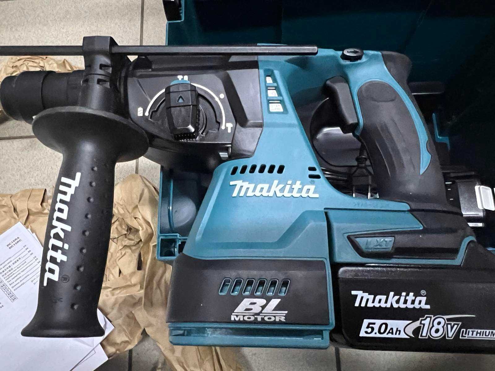 Аккумуляторный перфоратор Makita DHR243 DHR243RTJ (2*5,0Ah) НОВЫЙ!