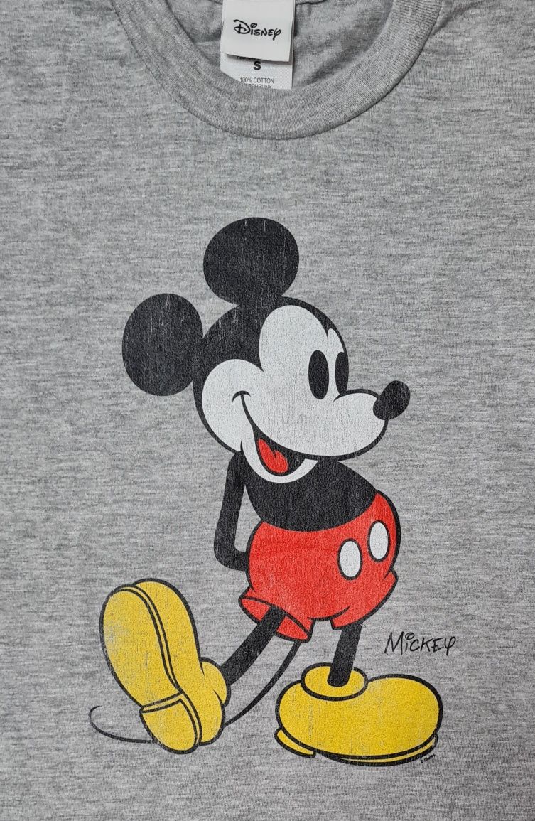 T-shirt koszulka bluzka szara myszka mickey disney 116cm