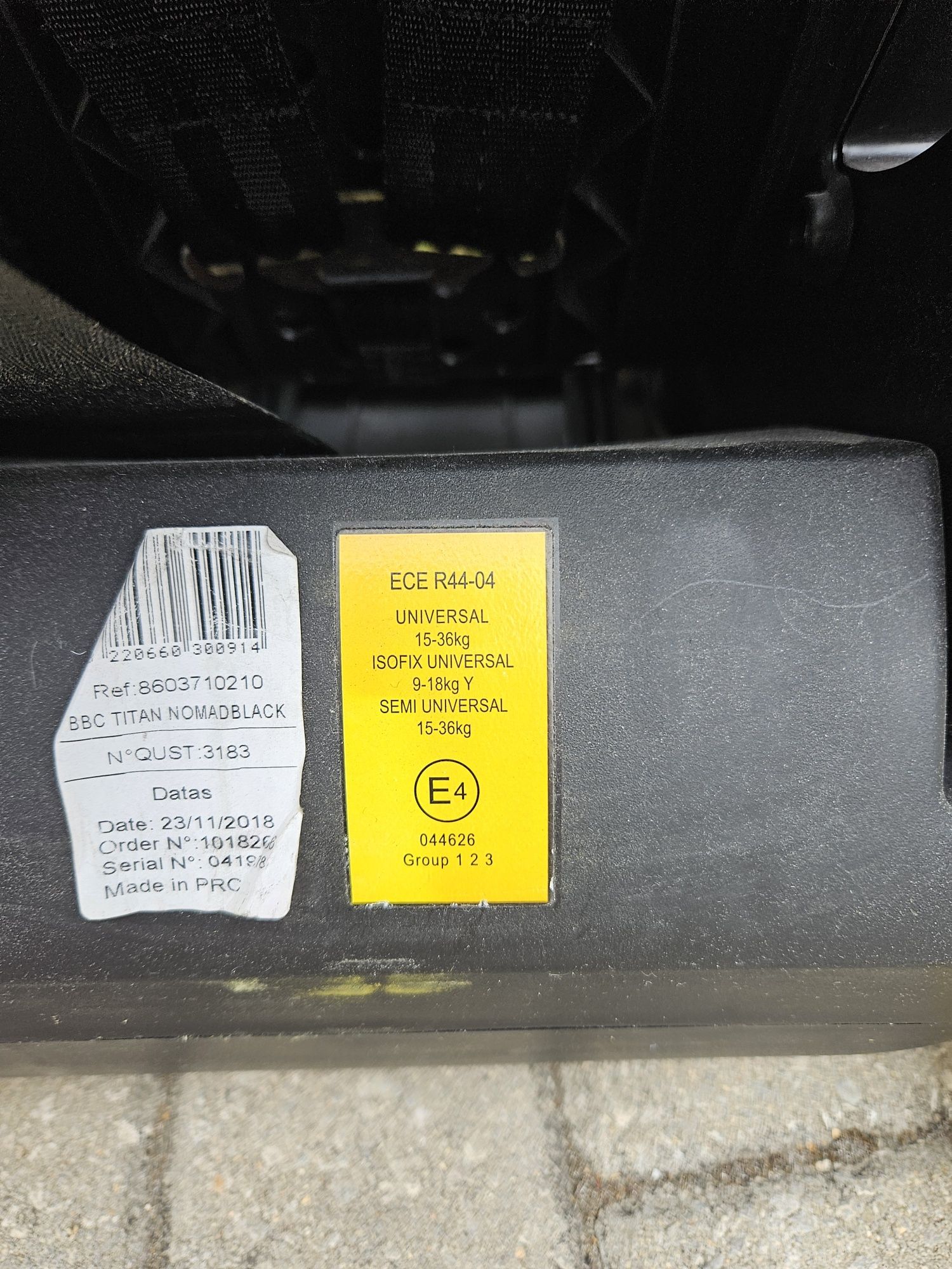 Cadeira para carro 15-36Kg
