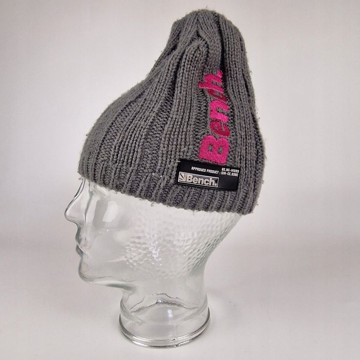 Bench Czapka z dzianiny szaro-różowy