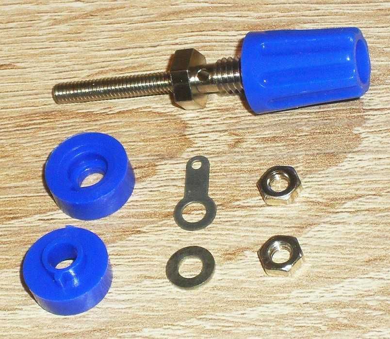 Zacisk laboratoryjny, gniazdo bananowe 4 mm, 16 A, 50 V, Deltron 552