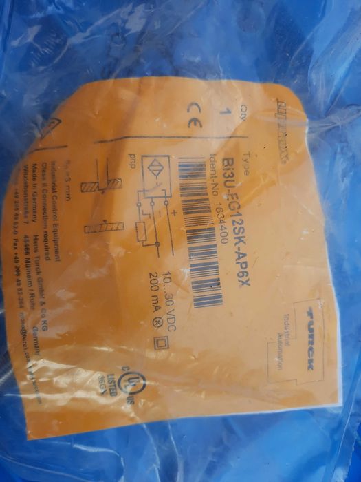 Czujnik indukcyjny Turck Bi3U-EG12SK-AP6X