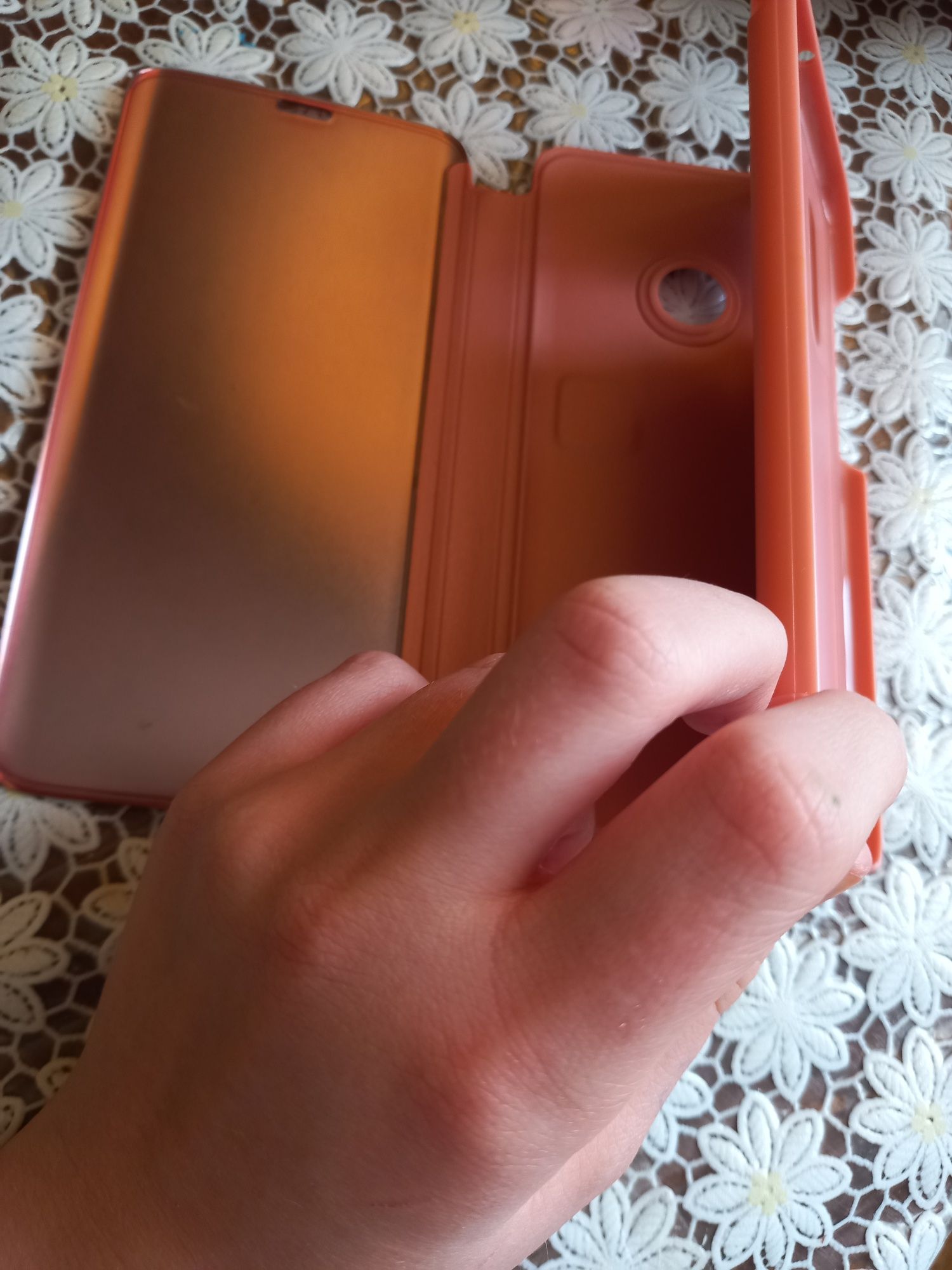 Умный зеркальный флип-чехол для телефона Huawei Y5 Y6 Y7  и не только