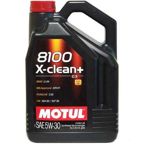 Olej MOTUL X-clean+ 8100 5W30 5L