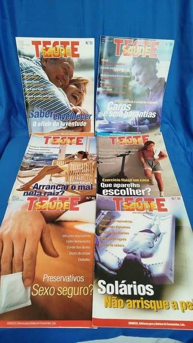 Revistas Proteste Teste e Saude diversas