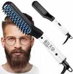 PROSTOWNICA grzebień DO BRODY I WŁOSÓW szczotka lekka dwa tryby BARBER