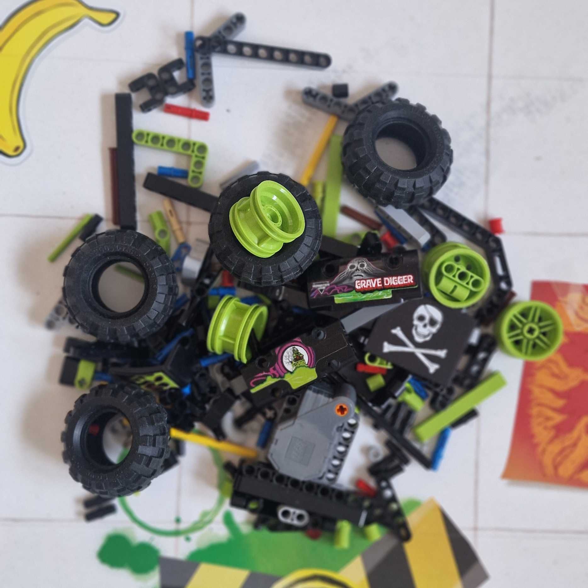 Lego Technic używany zestaw 42118 Monster Jam Grave Digger - komplet
