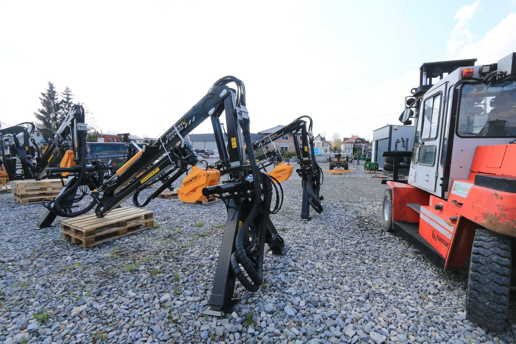 Nowy Dźwig 6.7m żuraw bez podpór rotatora chwytaka rozdzielacza