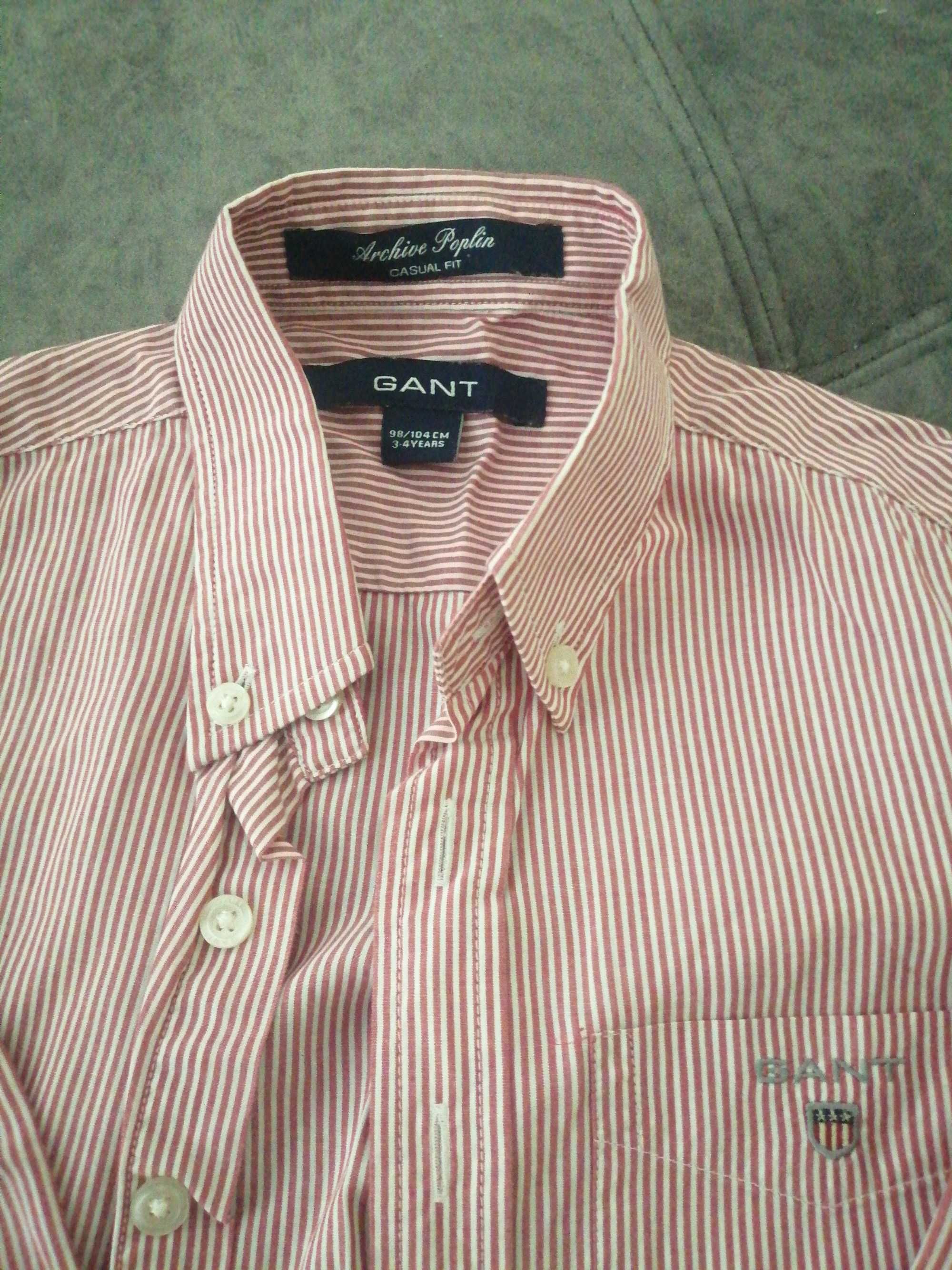 Camisa Gant 3 anos oferta portes de envio