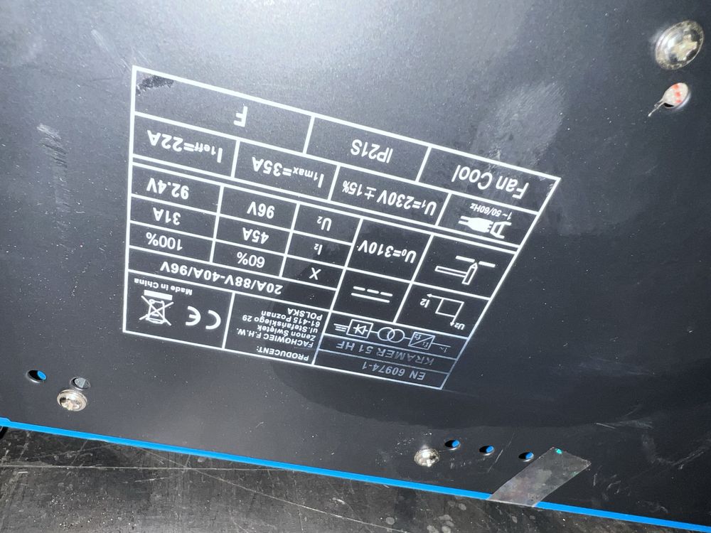 Przecinarka plazmowa KT Kramer Technik CUT 51 PLASMA jak NOWA