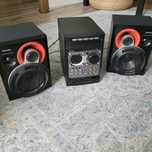 wieża stereo philips mc-m570/22 - odtwarzacz 5 płyt CD + 2 głośniki