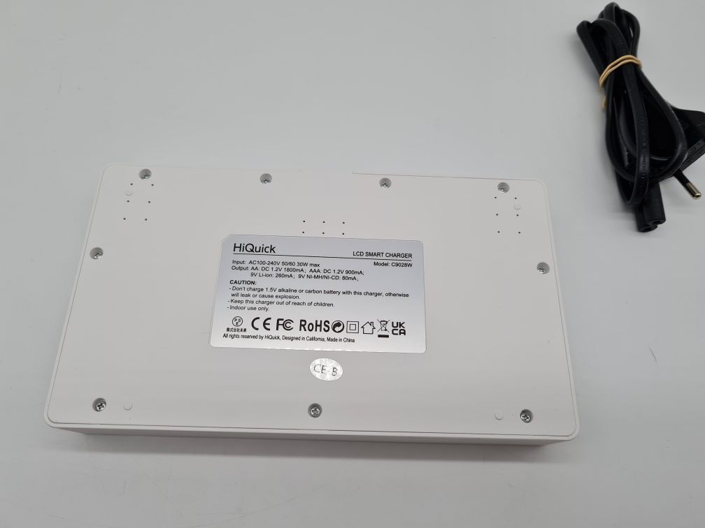 Ładowarka do akumulatorów AA/AAA/9V do 12 baterii HiQuick C9028W