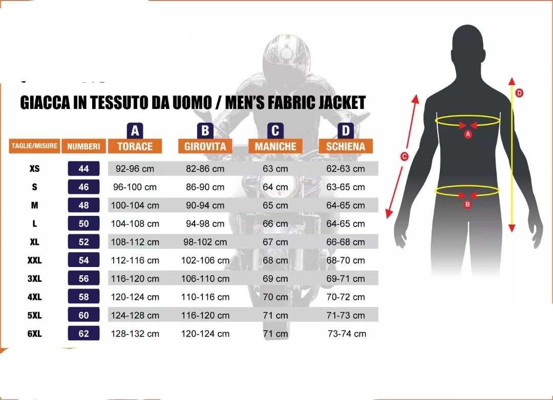 Casaco 3 camadas c/proteções mota scooter novo