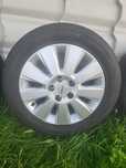 Sprzedam komplet kół Opel – felgi aluminiowe 16" + opony Hankook