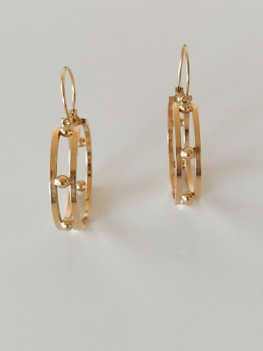 Argolas em ouro de 19,2kt