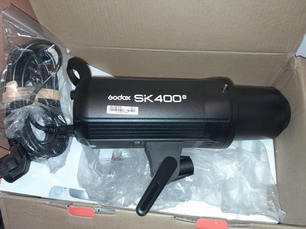 Godox sk400 II studyjna lampa błyskowa 2.4g  wyświetlacz lcd