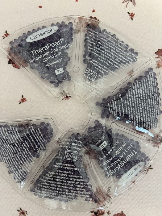 Kompresy żelowe Lansinoh Therapearl + pokrowce