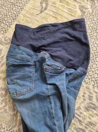 H&M Mama: jeansowe rurki ciążowe, kolor jasnoniebieski