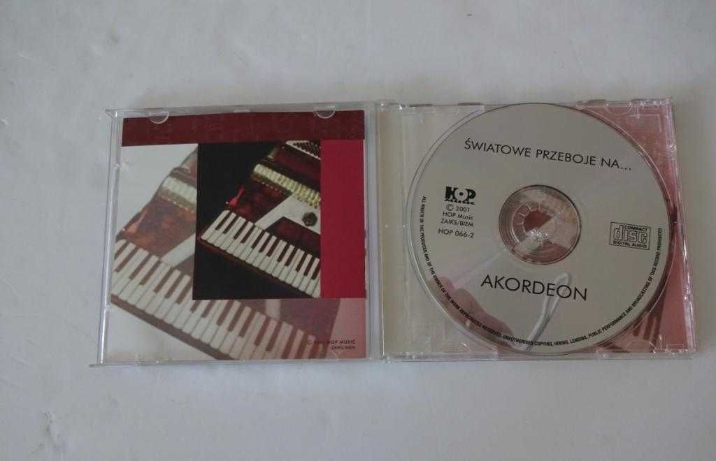 Światowe Przeboje Na Akordeon - Płyta CD