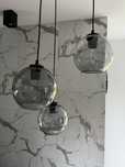 Super Lampa wisząca - 3 kule szklane