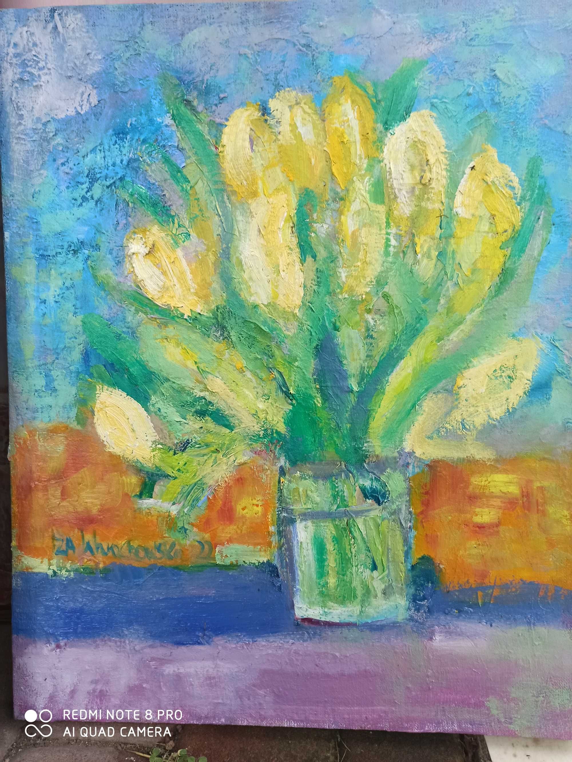 Obraz olejny Tulipany 40x30 cm