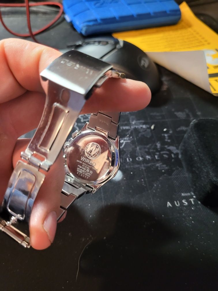 Wired zegarek męski by seiko chronograf