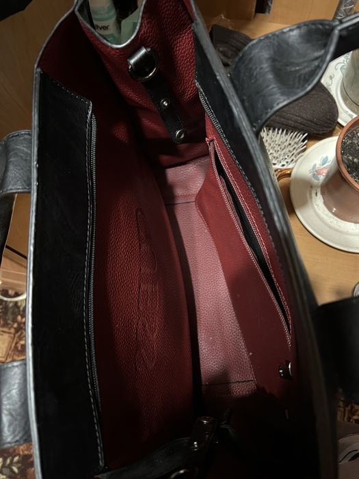 Шкіряна жіноча сумка