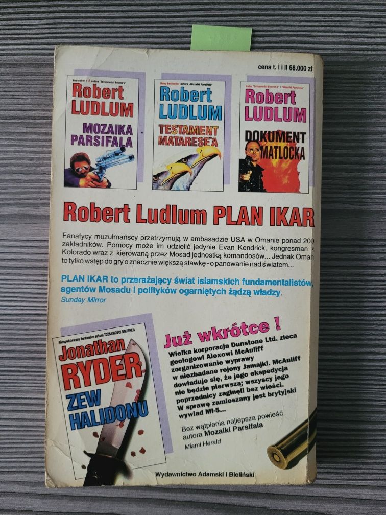 3184. "Plan Ikar" Tom 1 Robert Ludlum