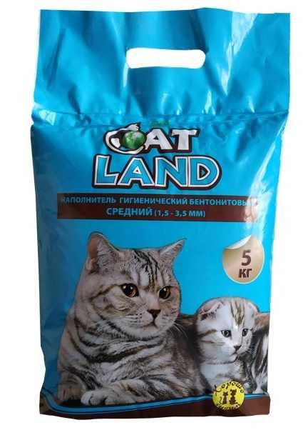 Набір CatLand (кращий) 5 шт. (25 кг. ) наповнювач бентонітовий