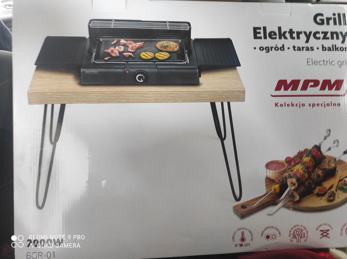 Grill elektryczny mpm nowy