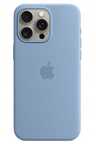 plecki apple do apple iphone 15 pro max niebieski silicone magsafe