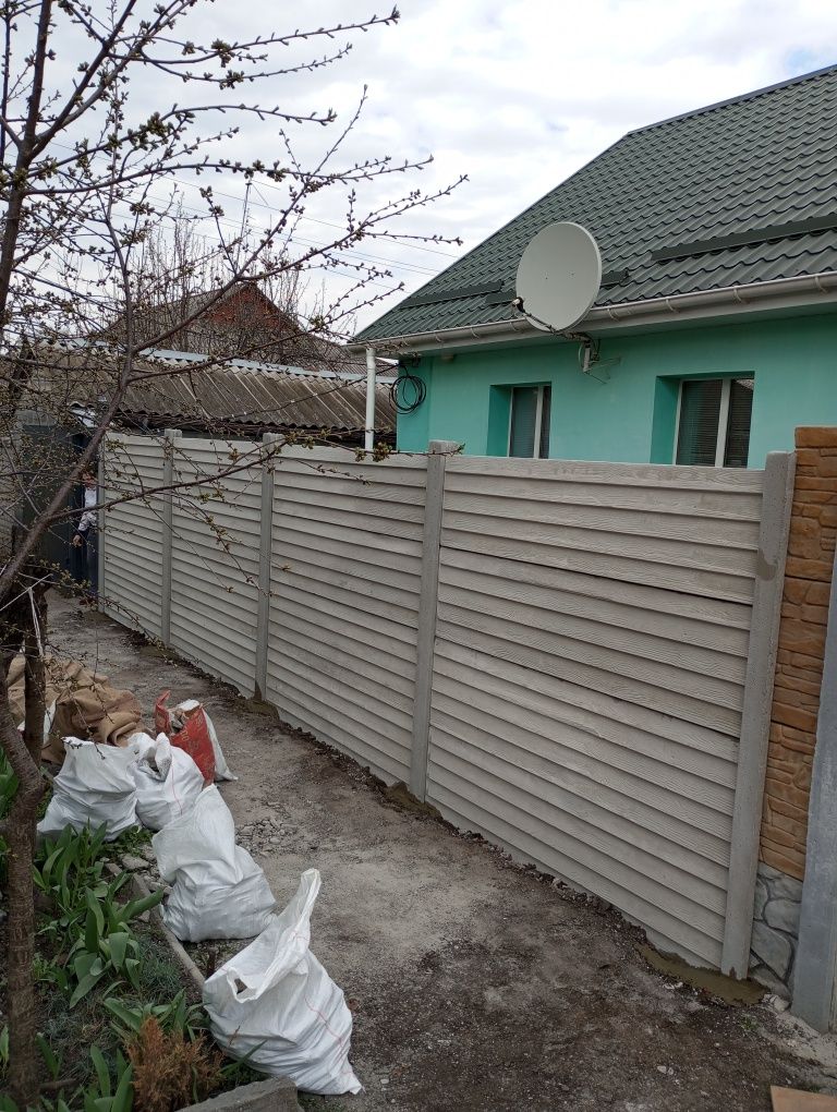 Установка еврозаборов