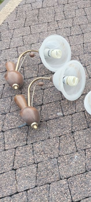 Żyrandol + kinkiety