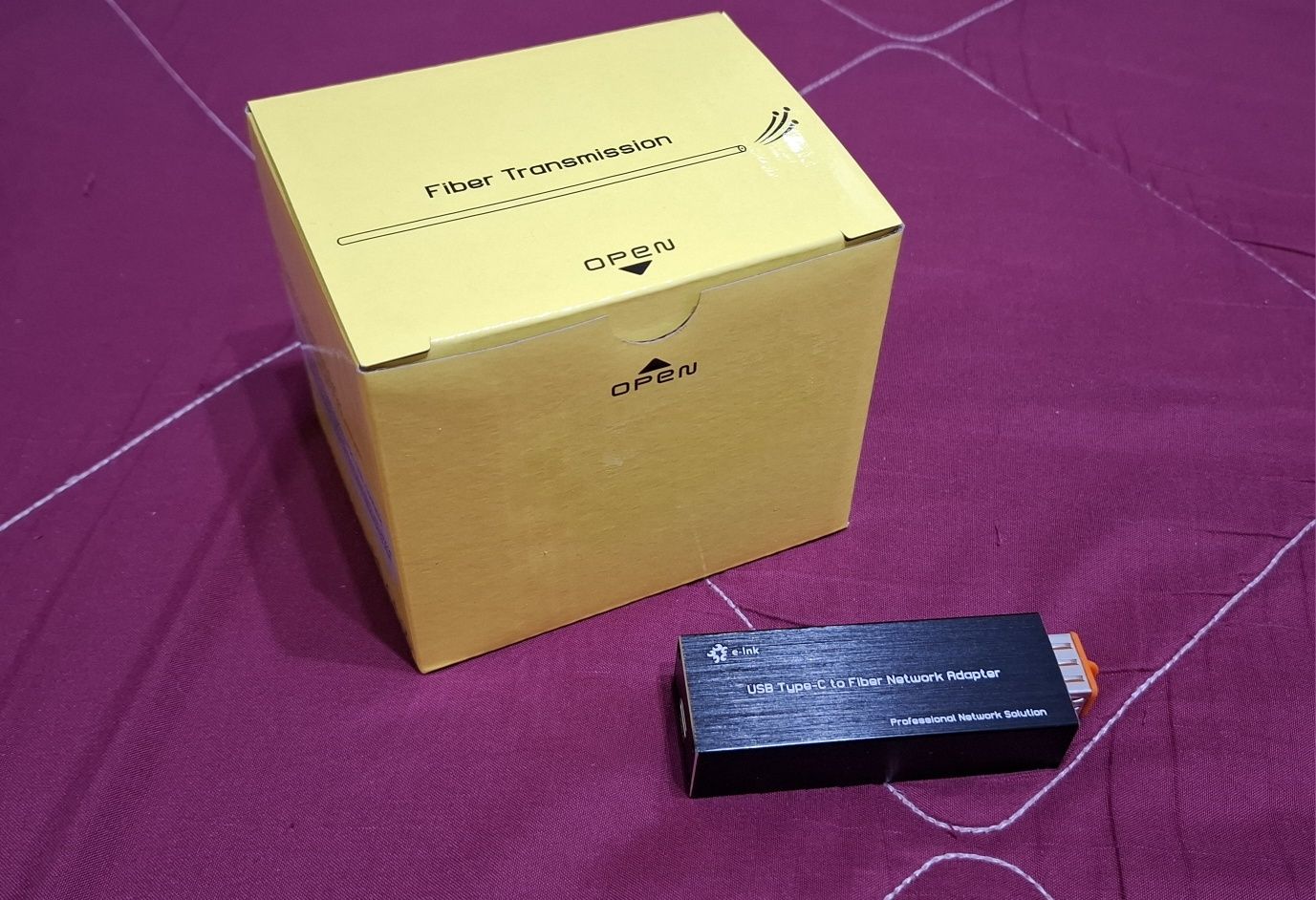 Adaptador Micro Mini USB-C 3.0 para SFP Gigabit