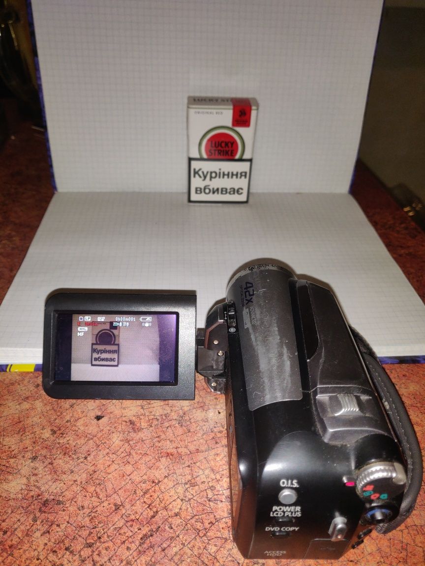 Видеокамера panasonic SDR-H40EE-S  42x оптический зум!