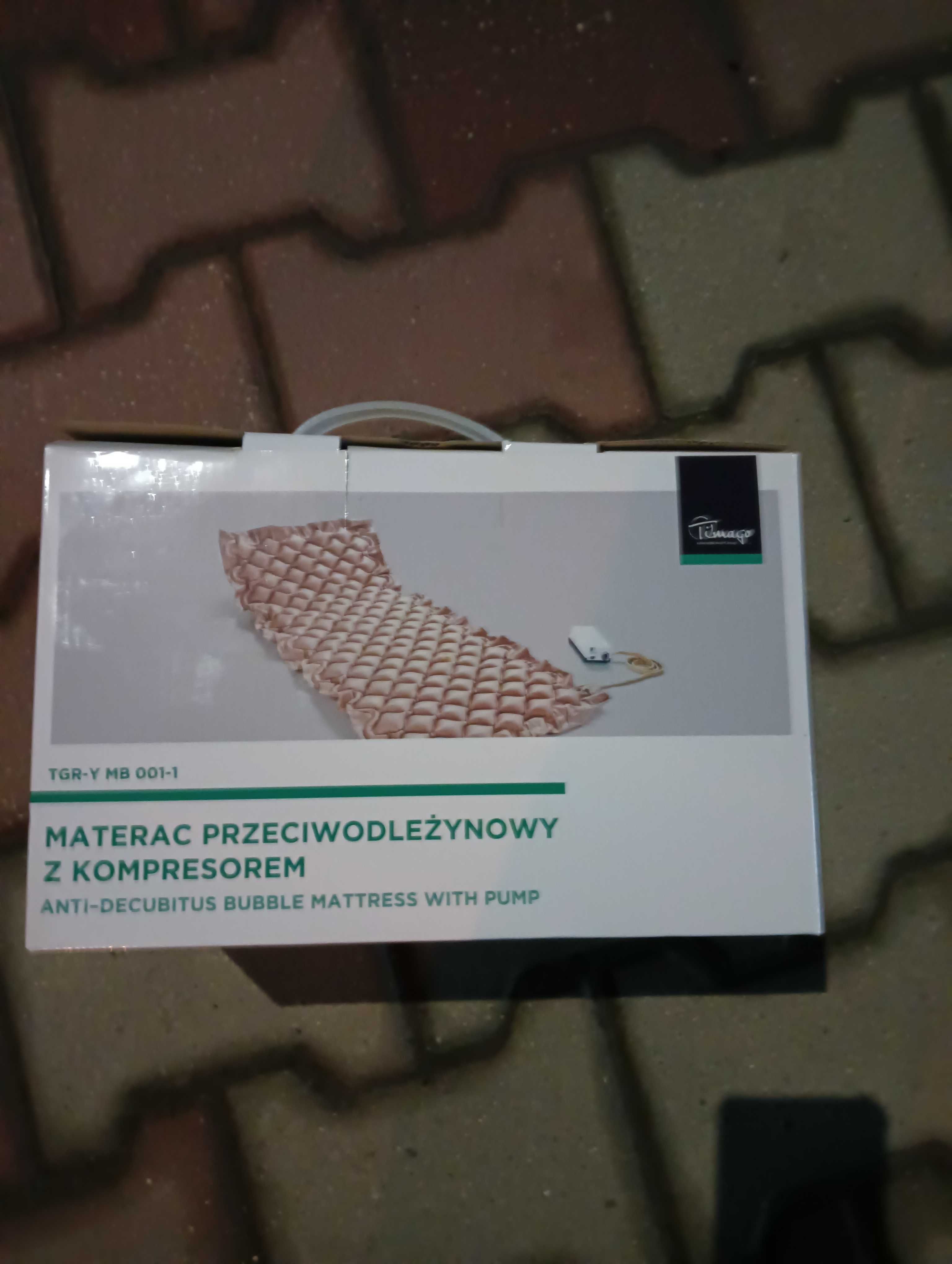 Nowy materac przeciwodleżynowy z kompresorem firmy Timago!