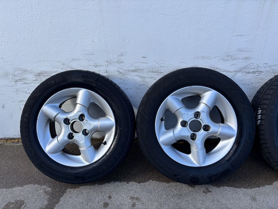 Jantes Fondmetal 14 4x100 com pneus