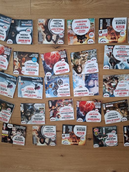 CD gry na PC z magazynu CD Action rocznik 2017 do 2018 na sztuki