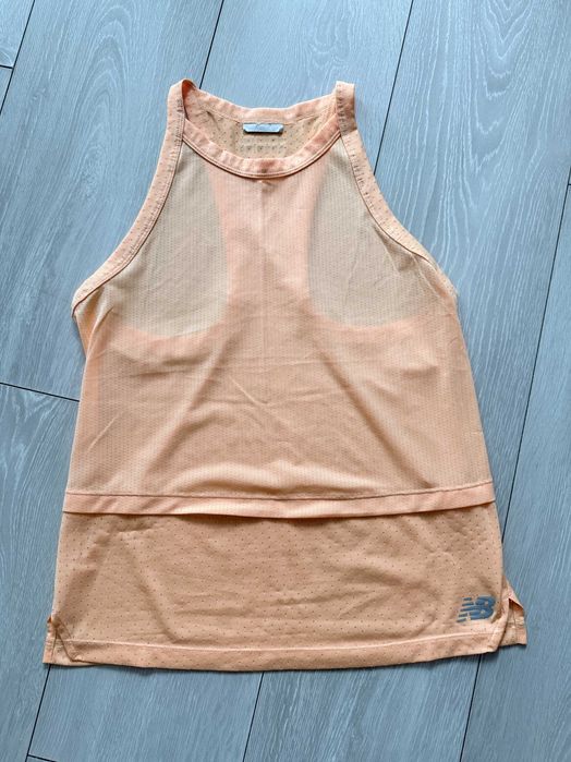 Damski top New Balance do biegania, rozmiar XS