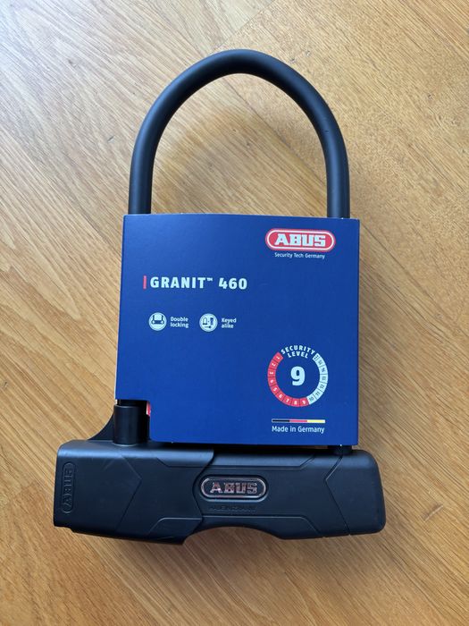 Zapięcie rowerowe U-lock Abus Granit 460/150HB230 + USH