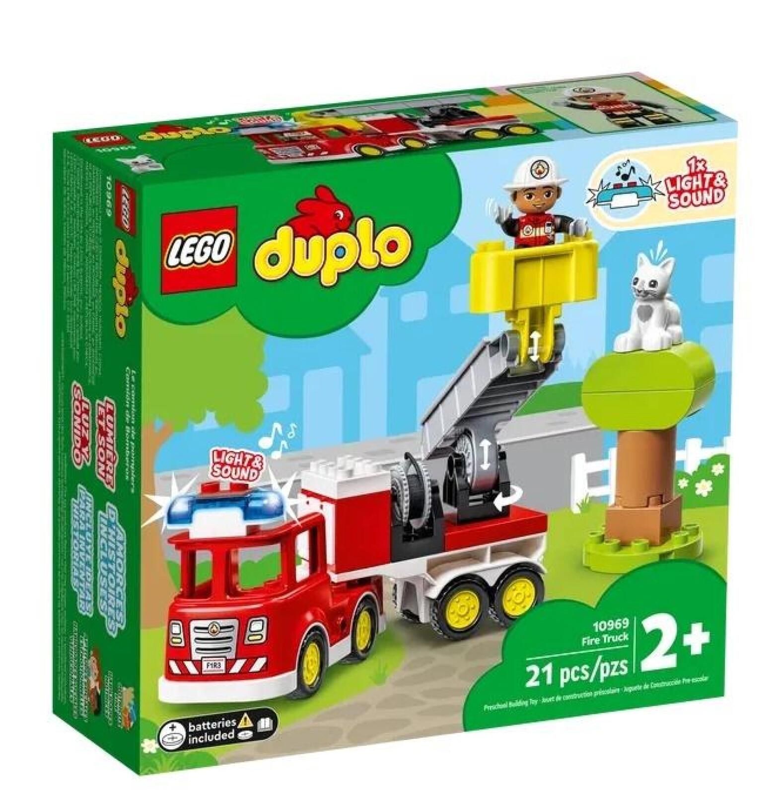 Lego(r) Duplo 10969 Wóz strażacki Lego(r) Duplo pudełko,262x285 mm